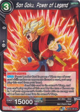 Son Goku, Power of Legend [BT10-128]