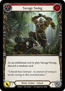 Savage Swing (Red) [WTR020-C] Alpha Print Rainbow Foil