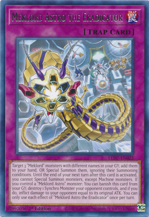 meklord yugioh deck Yu-Gi-Oh! - Astro Dragon Asterisk (EXVC-EN015) - Extreme Victory - 1st Edition 1200/1000 Attribute Yu-Gi-Oh! MEKLORD Deck Profile -