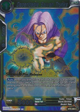 Dependable Saiyan Trunks [BT6-086_PR]