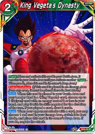 King Vegeta's Dynasty [SD9-05]
