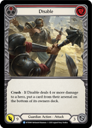 Disable (Red) [U-WTR048] Unlimited Rainbow Foil