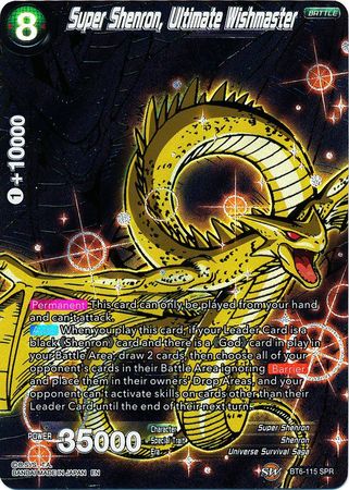 Super Shenron, Ultimate Wishmaster (SPR) [BT6-115_SPR]