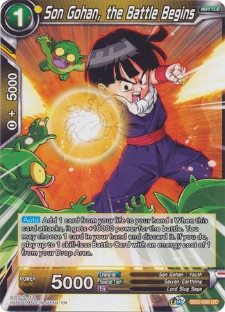 Son Gohan, the Battle Begins [DB3-080]