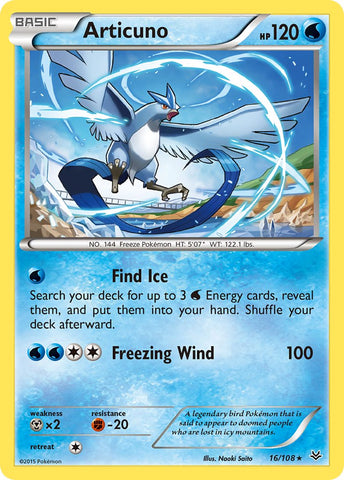 Articuno (XY Roaring Skies) (16/108) [Theme Deck Exclusives]