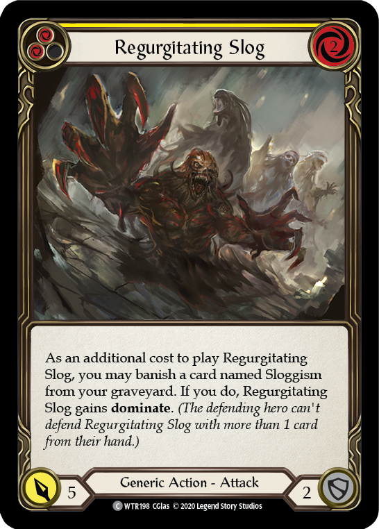 Regurgitating Slog (Yellow) [U-WTR198] Unlimited Normal