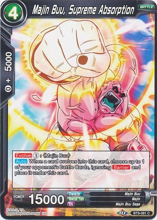 Majin Buu, Supreme Absorption [BT9-081]
