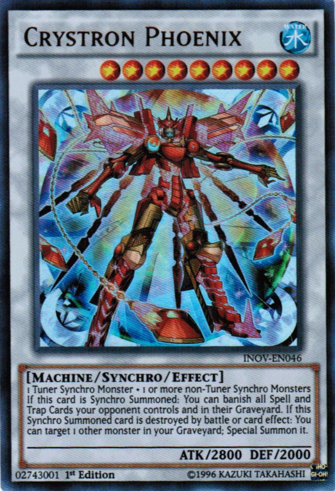 phoenix yugioh card Crystron Phoenix [INOV-EN046] Ultra Rare