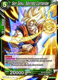 Son Goku, Spirited Contender (Divine Multiverse Draft Tournament) (DB2-065) [Tournament Promotion Cards]