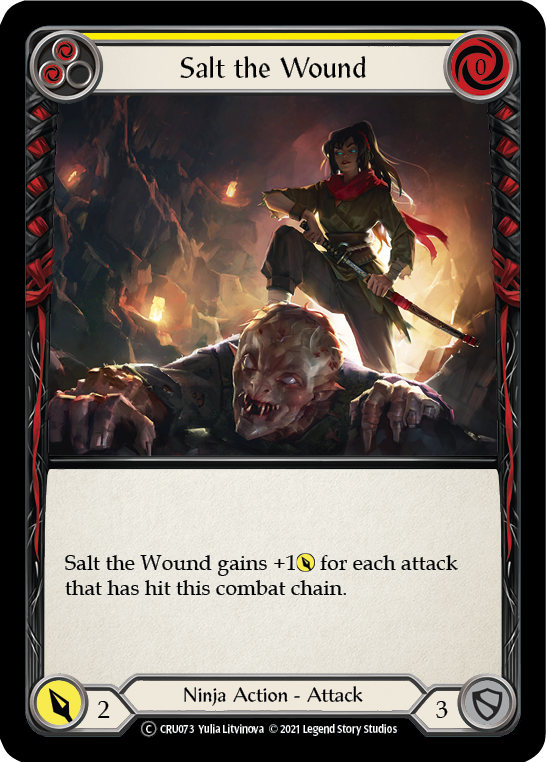 Salt the Wound [U-CRU073-RF] Unlimited Rainbow Foil