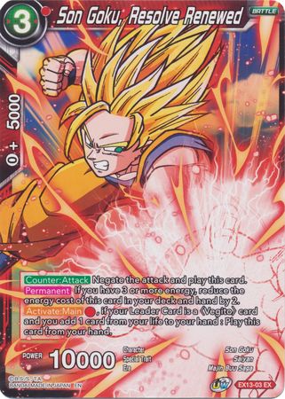 Son Goku, Resolve Renewed [EX13-03]