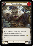Primeval Bellow (Yellow) [U-WTR036] Unlimited Rainbow Foil