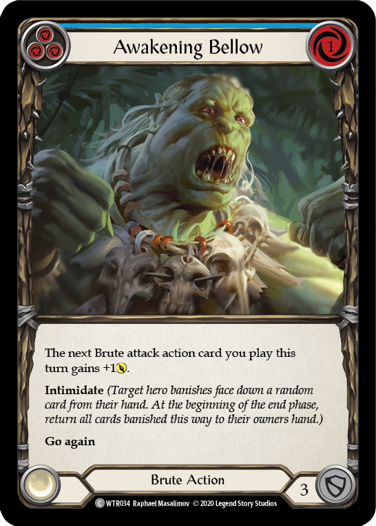 Awakening Bellow (Blue) [U-WTR034] Unlimited Normal