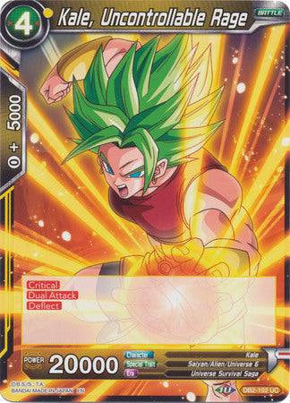 Kale, Uncontrollable Rage [DB2-102]