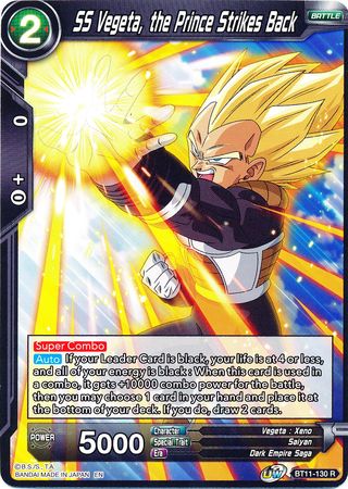 SS Vegeta, the Prince Strikes Back [BT11-130]