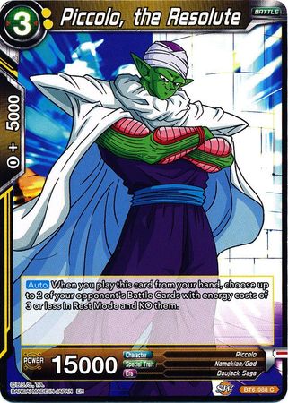 Piccolo, the Resolute [BT6-088]