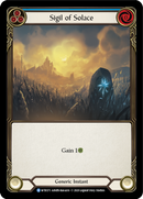 Sigil of Solace (Blue) [U-WTR175] Unlimited Rainbow Foil