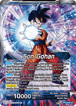 Son Gohan // SS2 Son Gohan, Pushed to the Brink (Uncommon) [BT13-031]