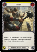 Disable (Yellow) [U-WTR049] Unlimited Rainbow Foil