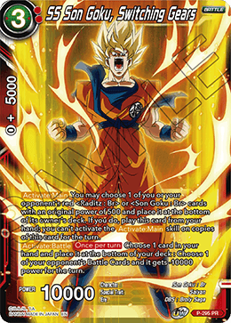 SS Son Goku, Switching Gears (P-295) [Tournament Promotion Cards]
