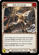 Bolt of Courage (Red) [U-MON042-RF] Unlimited Rainbow Foil