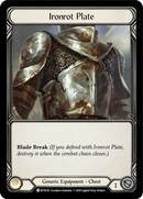 Ironrot Plate [U-WTR156] Unlimited Rainbow Foil
