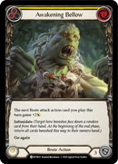 Awakening Bellow (Yellow) [U-WTR033] Unlimited Rainbow Foil