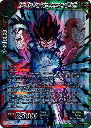 Kaio-Ken Son Goku, Defender of Earth (SPR) [BT7-111]