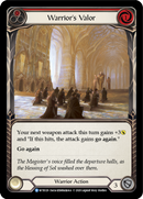 Warrior's Valor (Red) [U-WTR129] Unlimited Normal