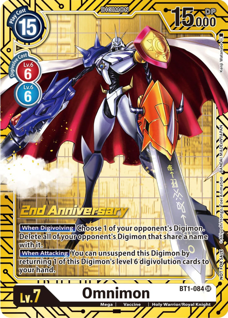 omnimon digimon card Chinese AD1-025 SEC Parallel DIGIMON GENERATION NM Omnimon - Release Special Booster