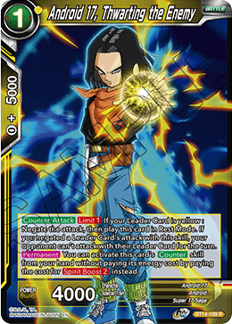 Android 17, Thwarting the Enemy (BT14-109) [Cross Spirits]