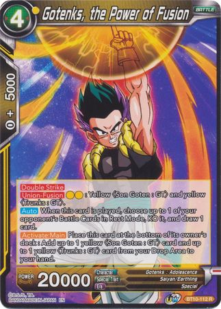 Gotenks, the Power of Fusion [BT10-112]