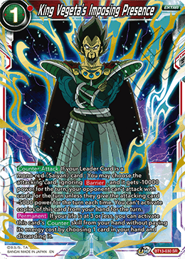 King Vegeta's Imposing Presence [BT13-030]