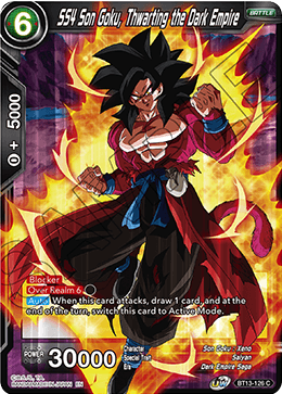 SS4 Son Goku, Thwarting the Dark Empire (Common) [BT13-126]