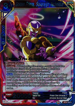 Golden Frieza, Sovereign Technique [BT9-106]