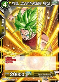 Kale, Uncontrollable Rage (Divine Multiverse Draft Tournament) (DB2-102) [Tournament Promotion Cards]
