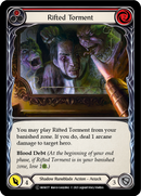 Rifted Torment (Red) [U-MON177-RF] Unlimited Rainbow Foil