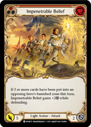 Impenetrable Belief (Red) [MON075-RF] 1st Edition Rainbow Foil
