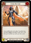 Cross the Line (Blue) [U-MON047-RF] Unlimited Rainbow Foil