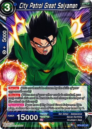 City Patrol Great Saiyaman [BT4-027]