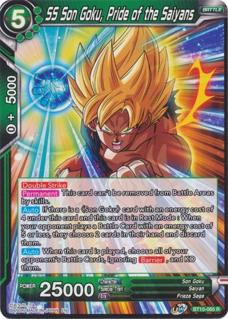 SS Son Goku, Pride of the Saiyans [BT10-065]