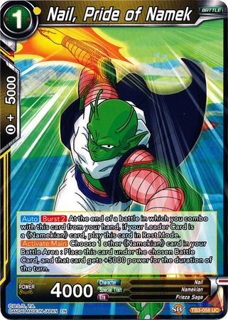 Nail, Pride of Namek [TB3-058]