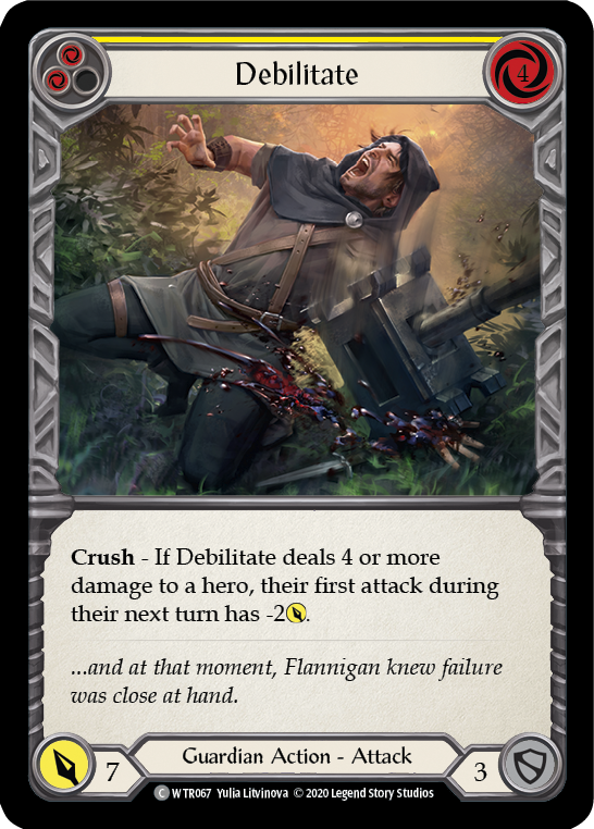 Debilitate (Yellow) [U-WTR067] Unlimited Normal