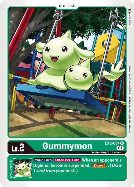 digimon card game digital hazard Gummymon [EX2-004] [Digital Hazard]