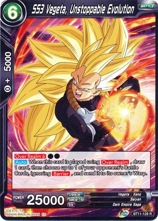 SS3 Vegeta, Unstoppable Evolution [BT11-129]
