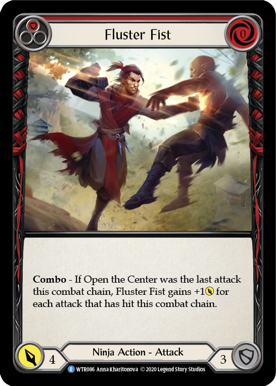 Fluster Fist (Red) [U-WTR086] Unlimited Normal