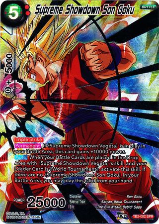 Supreme Showdown Son Goku (SPR) [TB2-002]