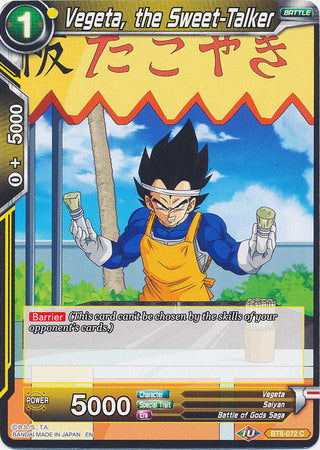 Vegeta, the Sweet-Talker [BT8-072]