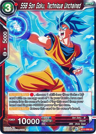 SSB Son Goku, Technique Unchained [BT11-006]