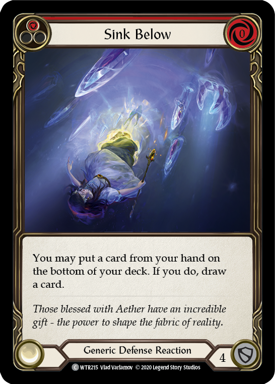 Sink Below (Red) [U-WTR215] Unlimited Rainbow Foil